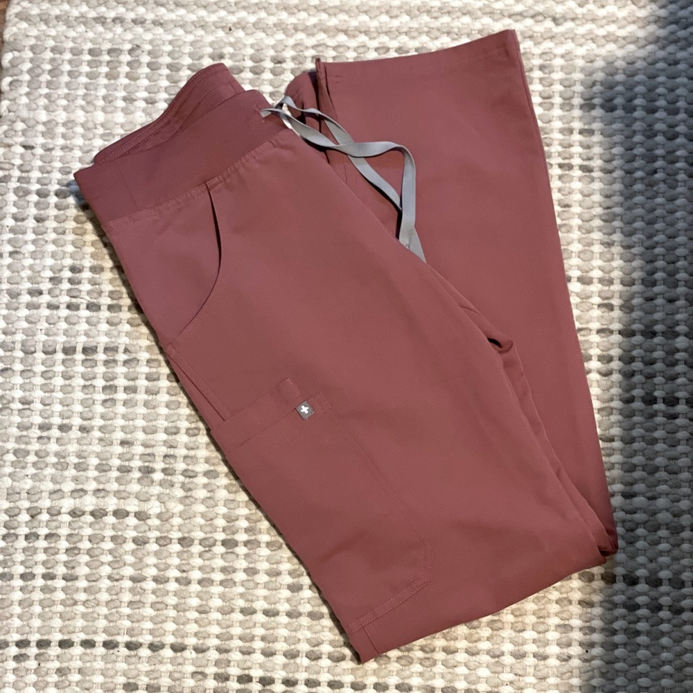 Figs mauve kade cargo scrub pants